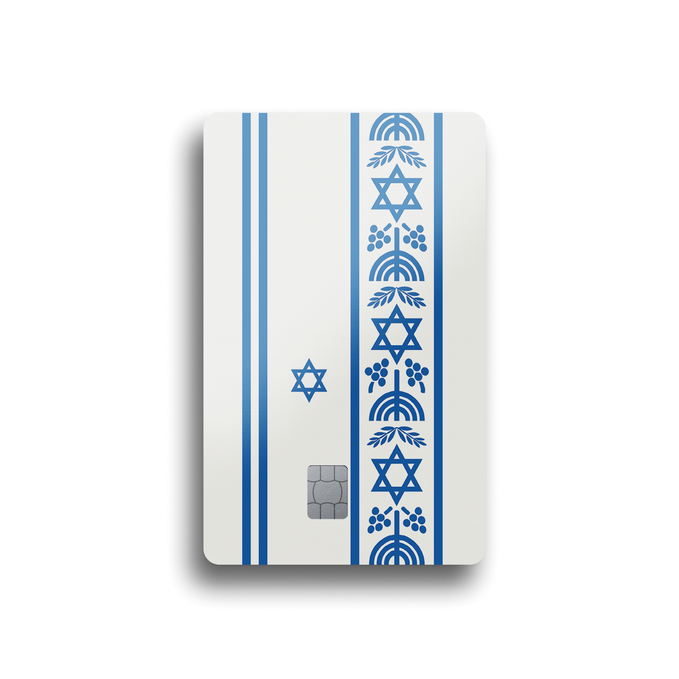 Hanukkah Icon Border Card Skin